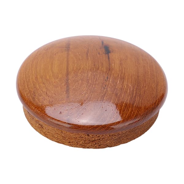 Marine Rat Center Cap 63,5 mm 2,5 tommer Teaktræ Blank Finish til Yachts Både