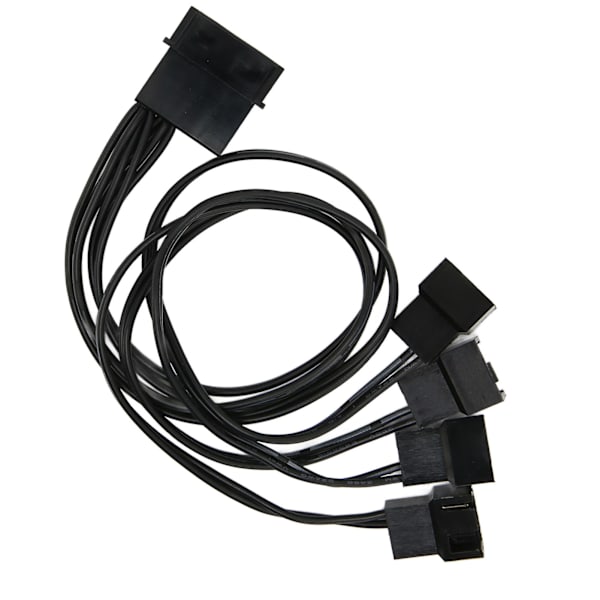 PWM Fan Splitter 4 Pin til 3 Pin Adapter Forlænger Strømkabel til Stationær Computer