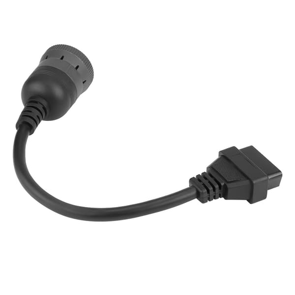 Kvindelig 16-bens OBD2 til 9-bens adapterkabel til lastbil diagnostisk interface til bilværktøjer