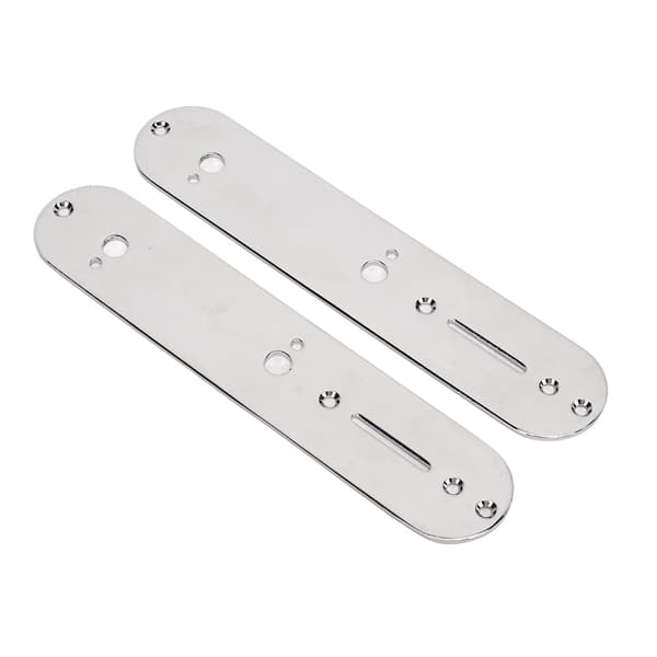 2 stk. elguitar kontrolplade 7 mm metaltilbehør til udskiftning