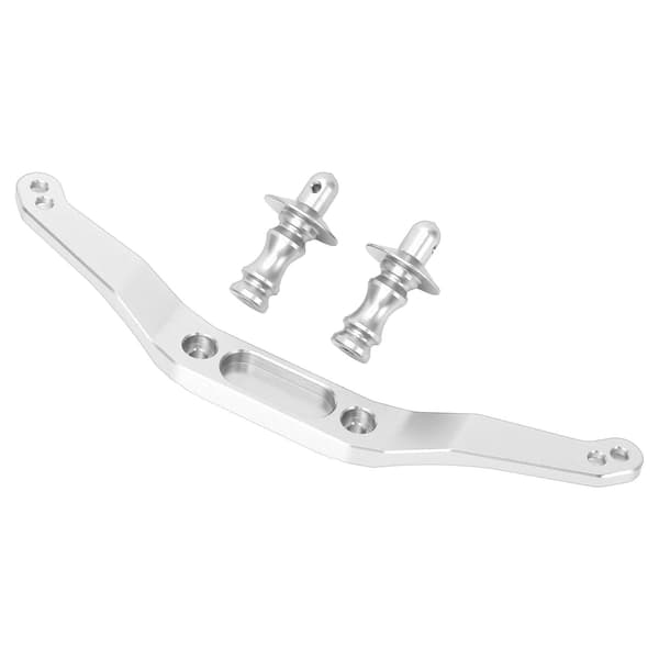 Universell Aluminiumslegering RC Front Bakre Skallstolpe Feste Erstatning for 1/10 RC Bil Sølv