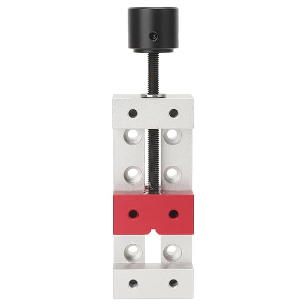 Mini Aluminium Flat Klemme Bord Benk Skrustikke Drill Press Skrustikke Verktøy - Sølv