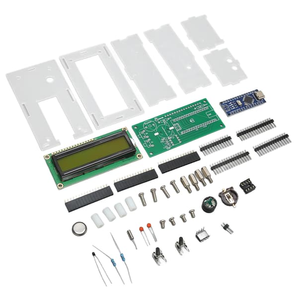DIY Digitalt Ur Kit LCD Elektronisk Vækkeur Loddeprojekt til Elektronikindlæring og -øvelse