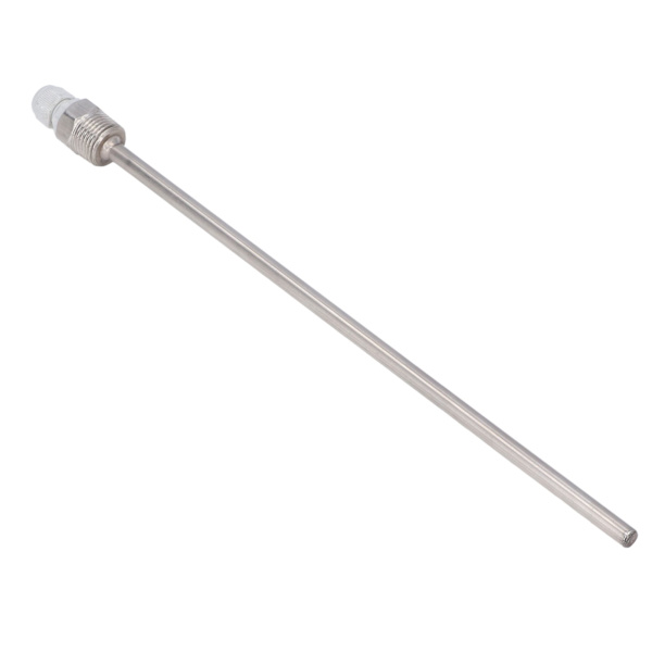 300 mm IP68 termobrønn i rustfritt stål med ABS-plasthette for solcelletemperatursensor