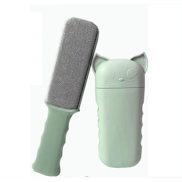 Pet hair remover, lint brush can be reused on both sides, electrostatic hair removal design removes all lint more effici