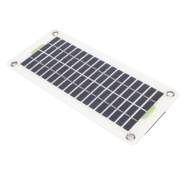Bærbart 12V 30W vanntett USB polykrystallinsk solcellepanel ladersett for bil, varebil, båt, bobil, campingvogn