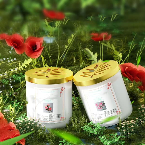 Bilduftbalsam Langvarig Duft Luktfjerning Stresslindring Aromaterapi for Hjemmekontor Jasmin 9658D
