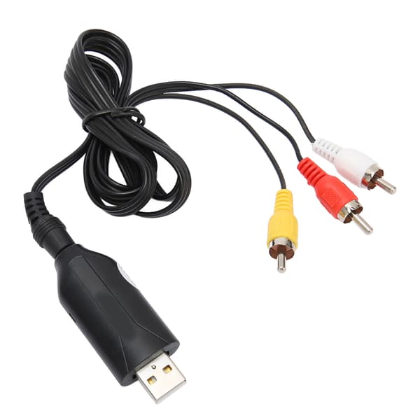 USB Video Capture Card Professional Plug and Play VHS til DVD RCA AV til USB for Windows OS X PC