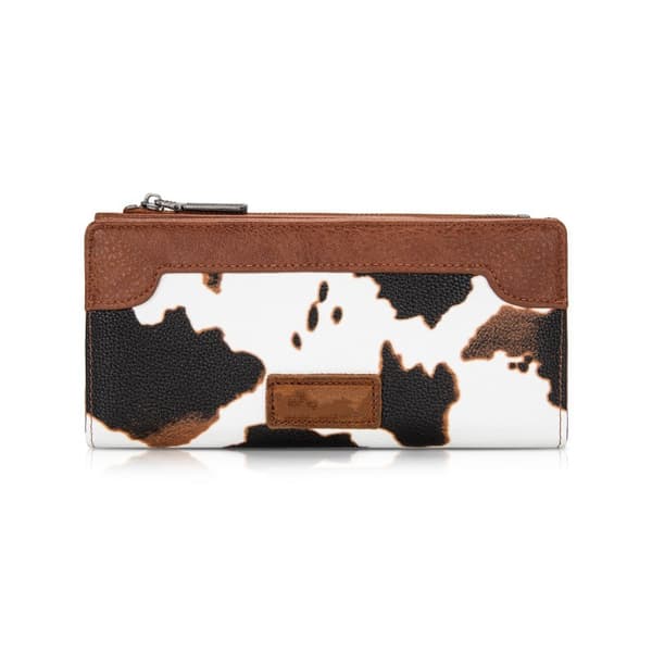 Women's Wallets Slim Bifold Credit Card Holder, B-Brown, Chic