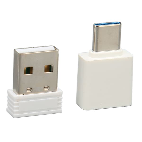 Mini Mouse Jiggler Uopdagelig Automatisk Driverfri USB-port Mover Wiggler til Computer Hvid