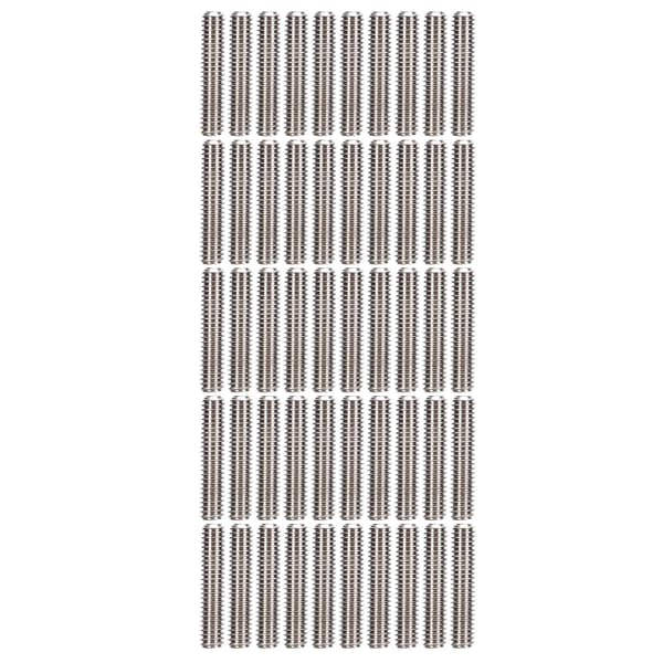 50 stk. A2 70 Rustfrit Stål Grub Skrue Sortimentssæt M2.5x12 Hardware Fastgørelseselementer