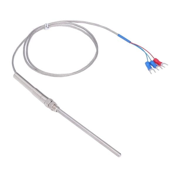 BERM 100 mm sonde termoelement PT100 temperatursensor sonde 0-400 ℃ 1 meter længde