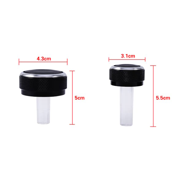 Varmelegeme Dash A/C Kontaktknapper Sorte Kontrolknapper til Golf MK4 Passat B5 Bora