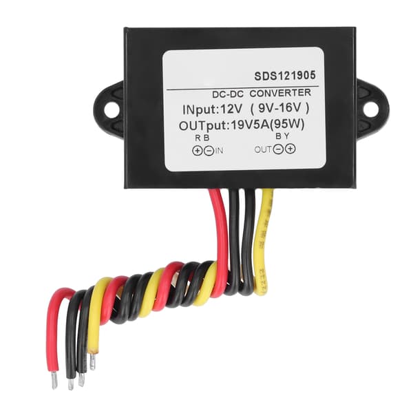 Boost Converter DC 12V til DC 19V Vanntett Step Up Adapter Tilbehør for Strømforsyning