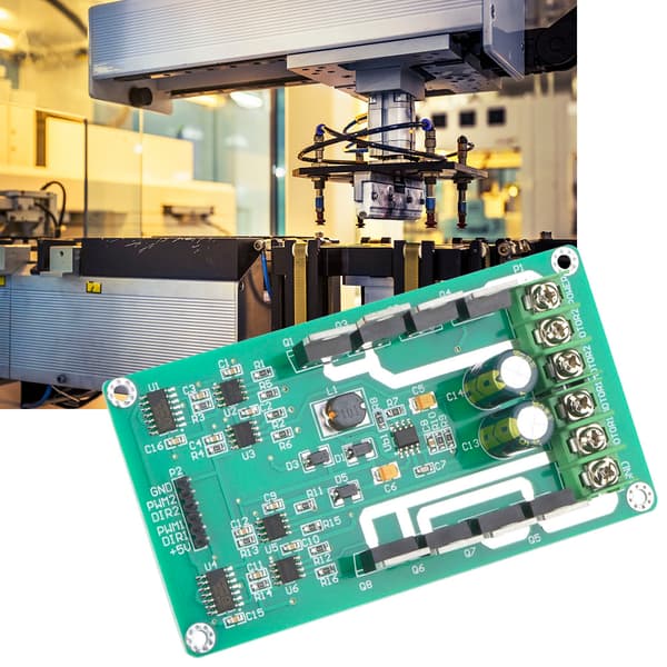 Dobbel Motor Driver Modul H Bro IRF3205 MOSFET DC 3-36V 10A Peak 30A