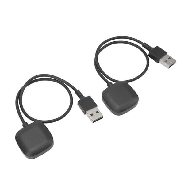 2 kpl 5V langaton lataustelakka datakaapeli Fitbit Versa 3 Sense 30CM