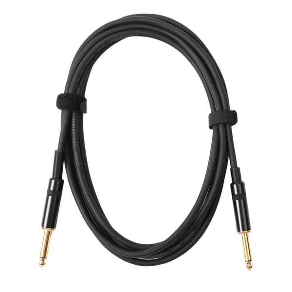 Elgitarr Tyst Kabel Brusreducering Ljud Dämpningskabel Bas Högtalaranslutningskabel 3 Meter Dubbel Rak Plugg