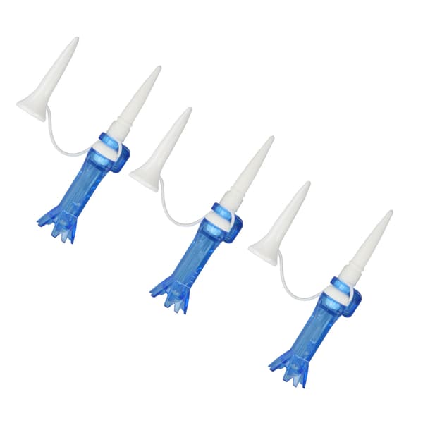 3 st Flexibla Golf Tees Set 8 Klor Slitstarka Portabla Träningsboll Tees