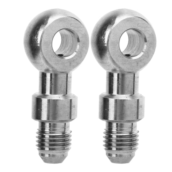 Rustfrit stål lige bremse Banjo Adapter Fitting 1 par Øje Banjo Adapter