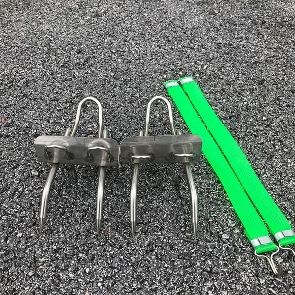 304 Rustfritt Stål Treet Klatring Pigger Sklisikker Multifunksjonell Stolpekrok