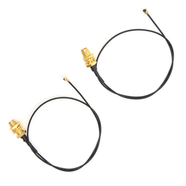 2 stk. IPEX til SMA Hun Pin WIFI Antenne RF Kabel til GSM GPS LAN System