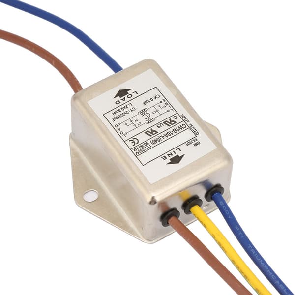 CW1B-10A L(040) Enfaset filter EMI Strømfilter 125/250V