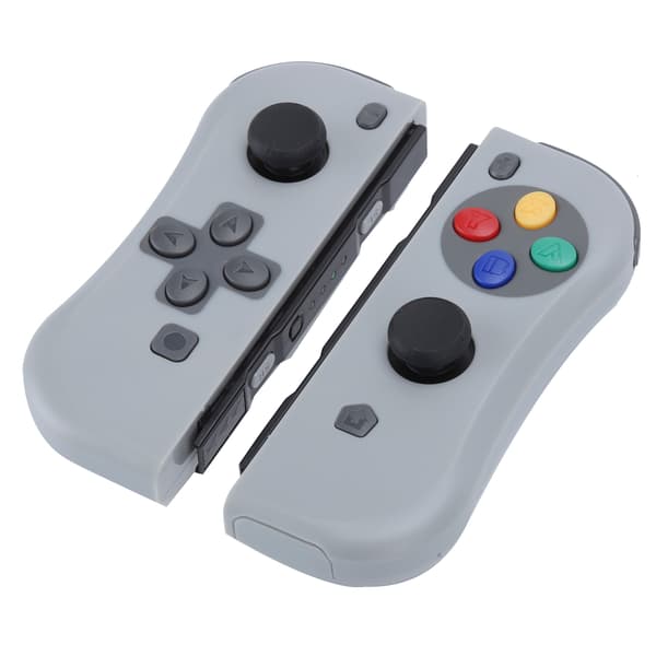 Langaton Bluetooth Joycon -peliohjain oikea vasen tummanharmaa