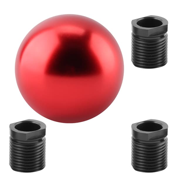Bil Universal Manuel Knop Gear Shift Hoved Rund Kugleform (Rød)