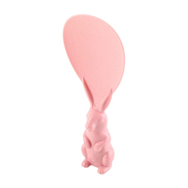 Kaninformet Stående Nonstick Risskovl Kanin Ris Paddle Ske Pink