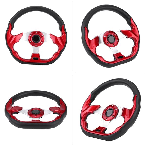 320mm Senaste Kolfiber Racing Ratt Modifiering Mini Drifting Ratt (Röd)