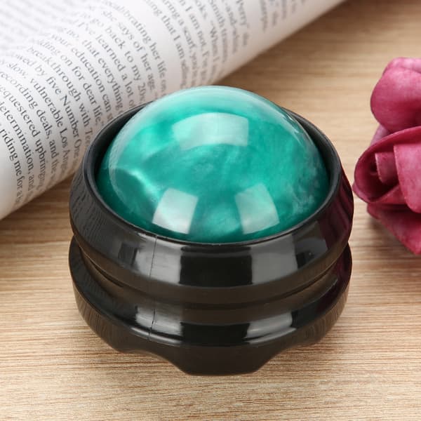 Grön Massage Roller Ball Kroppsterapi Fot Höft Avslappning Stresslindring
