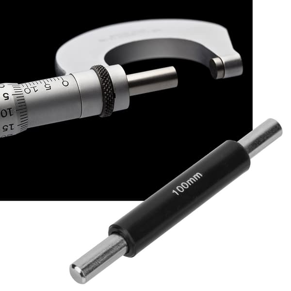 Utvendig mikrometer i rustfritt stål Standard kalibreringsblokk stang (100 mm)