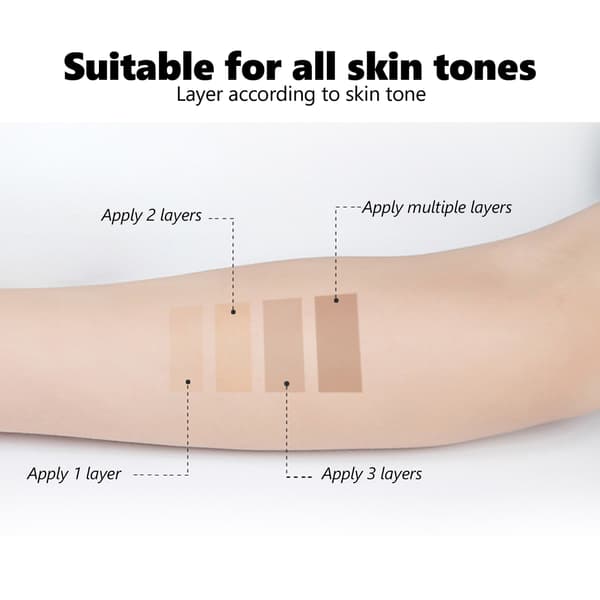 Vitiligo Concealer - Vanntett sminke for ansikt og kropp (20 ml)