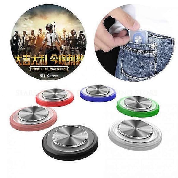 1 stk. Q8 Plus Mini Rund Spil Joystick Gamepad Sugekop Touchscreen Controller til PUBG