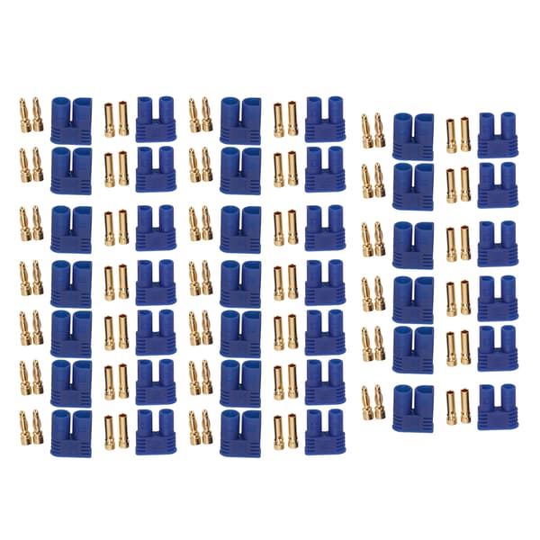 20 Sæt EC2 Batteristikforbindelser Hun Han Adapter til RC Lipo Batteri
