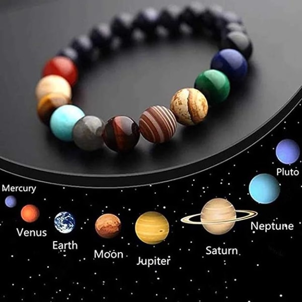 Solsystemet Armband Natursten Universum Beaded Galaxy Eight Planet Theme  Series Smycken för män Kvinnor Pojkar Flickor Barn Tonåring 2c6b | Fyndiq