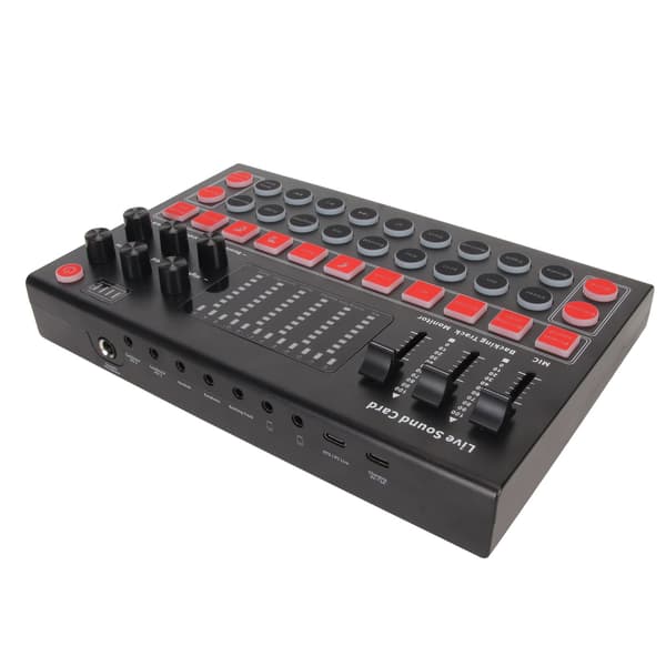 Live Ljudkort 8 Ljudeffekter 10 Specialeffekter Bluetooth Brusreducering Diskant Bas Justerbar Mixer