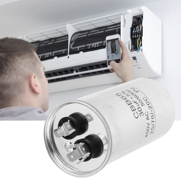 CBB65 30uF 450V Homopolär Elektrolytkondensator för Kompressor Startmotor
