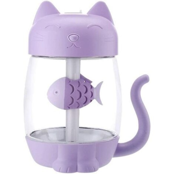 3 i 1 luftfugter 350ML USB Cat luftfugter Cool-Mist Dejlig mini luftfugter Mini USB blæser til desktop mini luftfugter