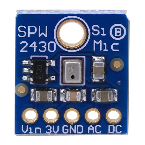 SPW2430 MEMS Mikrofon Ljuddetekteringssensor Modul 3.3-5V FFT Inspelningssampling