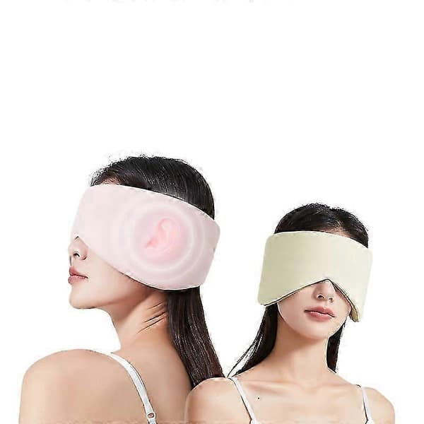 3D Sovemaske, Super Letvægts Silkeagtig Blød Øjenmaske til Søvn Grey