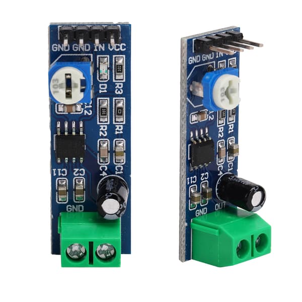 LM386 Effektforstærkerkort 200x Forstærkning Mono Audioforstærkermodul 5V-12V