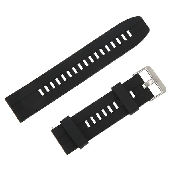 Blød silikone smartwatch rem udskiftning til Huawei GT2 GT2e sort 20MM