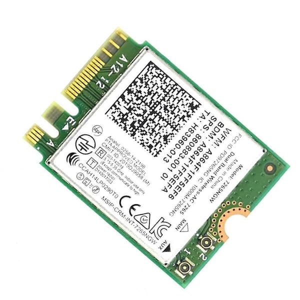 förIntel 7265NGW Dual-Band Wireless-AC 7265 1200Mbps Bluetooth-kompatibel 4.2 M2