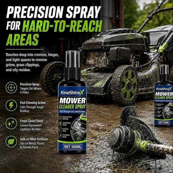 Plæneklipperrensespray, der beskytter mod rust og korrosion 2pcs