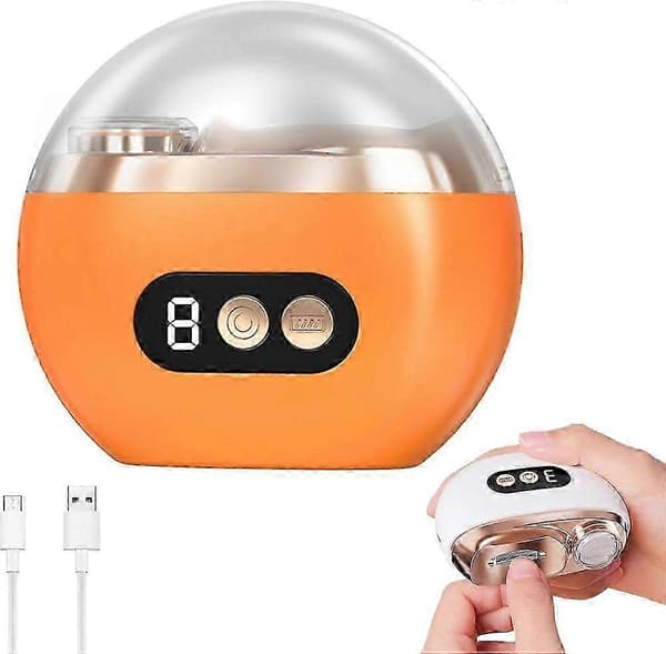Bebuyby Multifunktionel Elektrisk Negleklipper Orange