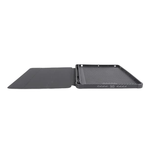 Sort PU-læder Tablet Case med magnetisk lukning, penholder og præcise udskæringer til 10,2\" IOS Tablet