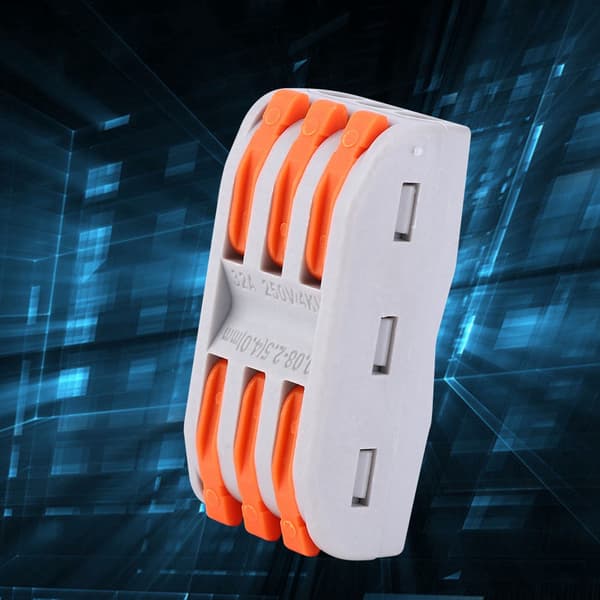 50 st 11-28AWG PCT-2-3 Orange Snabbkopplingsplint
