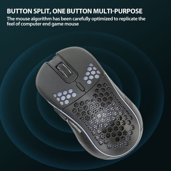 4 i 1 Mobil Gaming Combo Bluetooth Controller Tastatur Mus Konverter til Android iOS