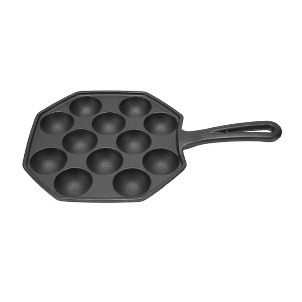 Blækspruttefrikadeller Stegepande 12 Gitre Takoyaki Non-Stick Støbejern